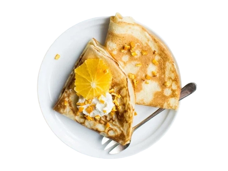 Блинчики с апельсиновым джемом